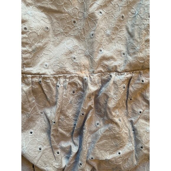 RTR NOW Eyelet Babydoll Dress in Blue Medium Womens Mini - Picture 8 of 12